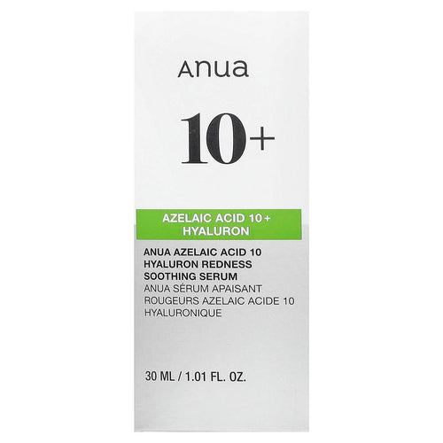 Revitalize Your Skin with Anua Azelaic Acid 10 Hyaluron Redness Soothing Serum - 1.01 Fl Oz (30 Ml)